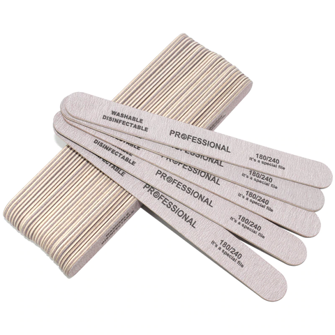 Wooden Nail Files Nail Tools For Manicure Pedicure